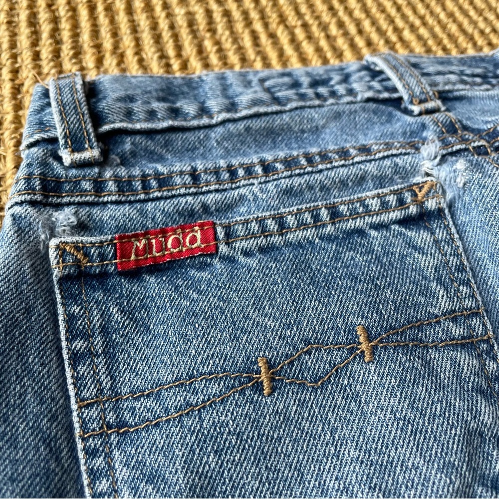 Vintage 90s Mudd Flare Jeans Low Rise - Size 14 GIRLS - /8” Waist - Picture 6 of 7